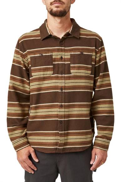 KATIN Other - NEW KATIN men sierra flannel shirt in dark brown